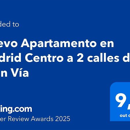 Nuevo Apartamento En Madrid Centro A 2 Calles De Gran Via Exterior photo